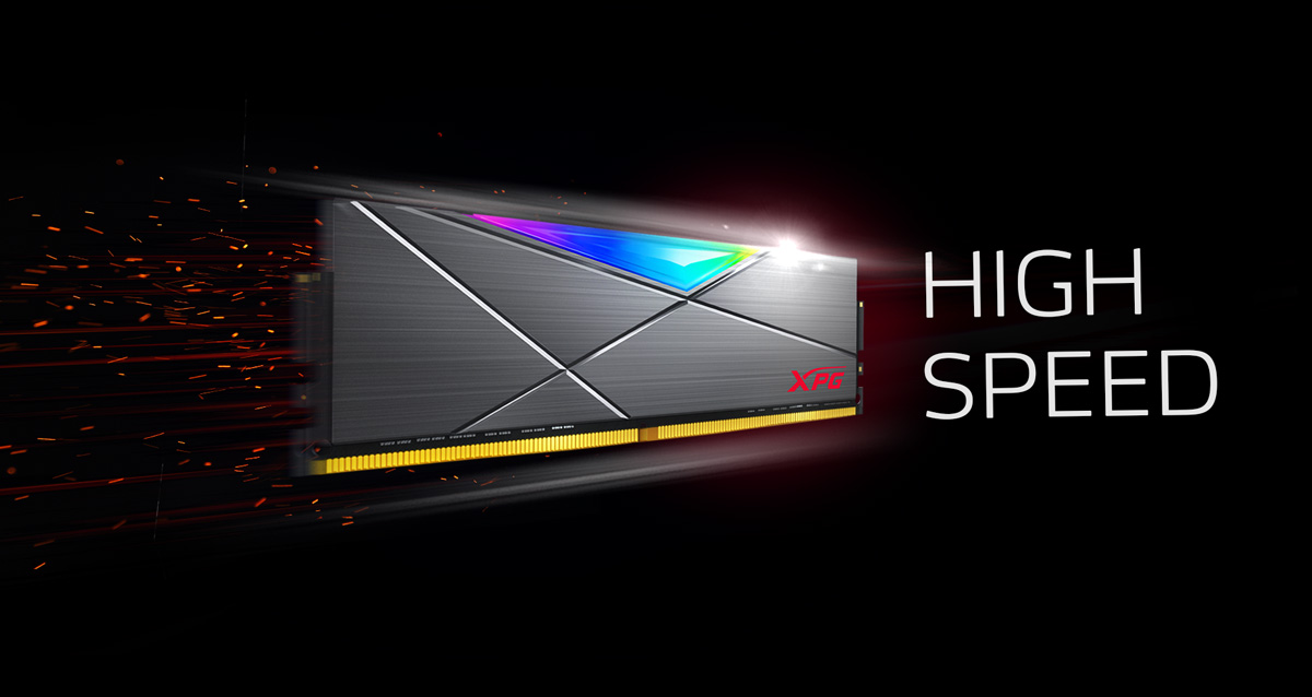 Cặp RAM XPG Spectrix D50 RGB Black - 32GB (16GBx2) - 3200Mhz